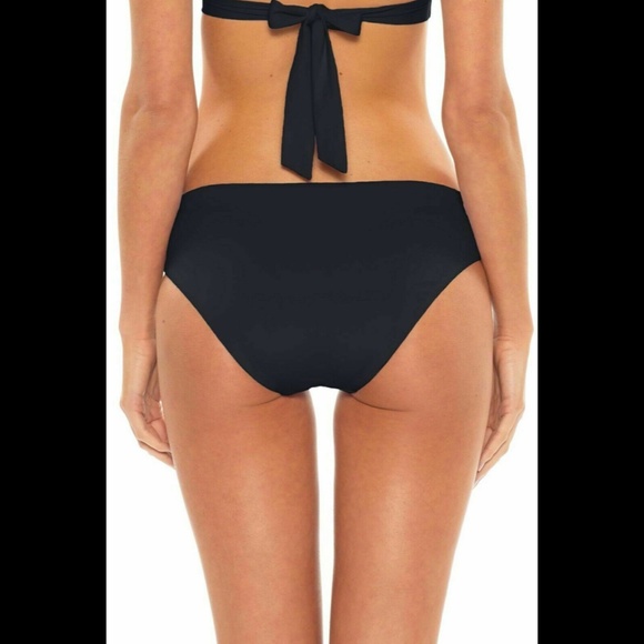 NEW Becca [ Small ] Reconnect Hipster Bikini Bottoms in Black‎ - Picture 11 of 12